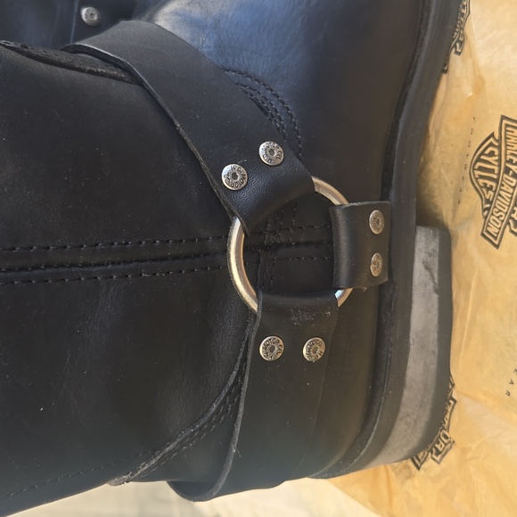 Harley-Davidson Black Leather Moto Boots main image 5